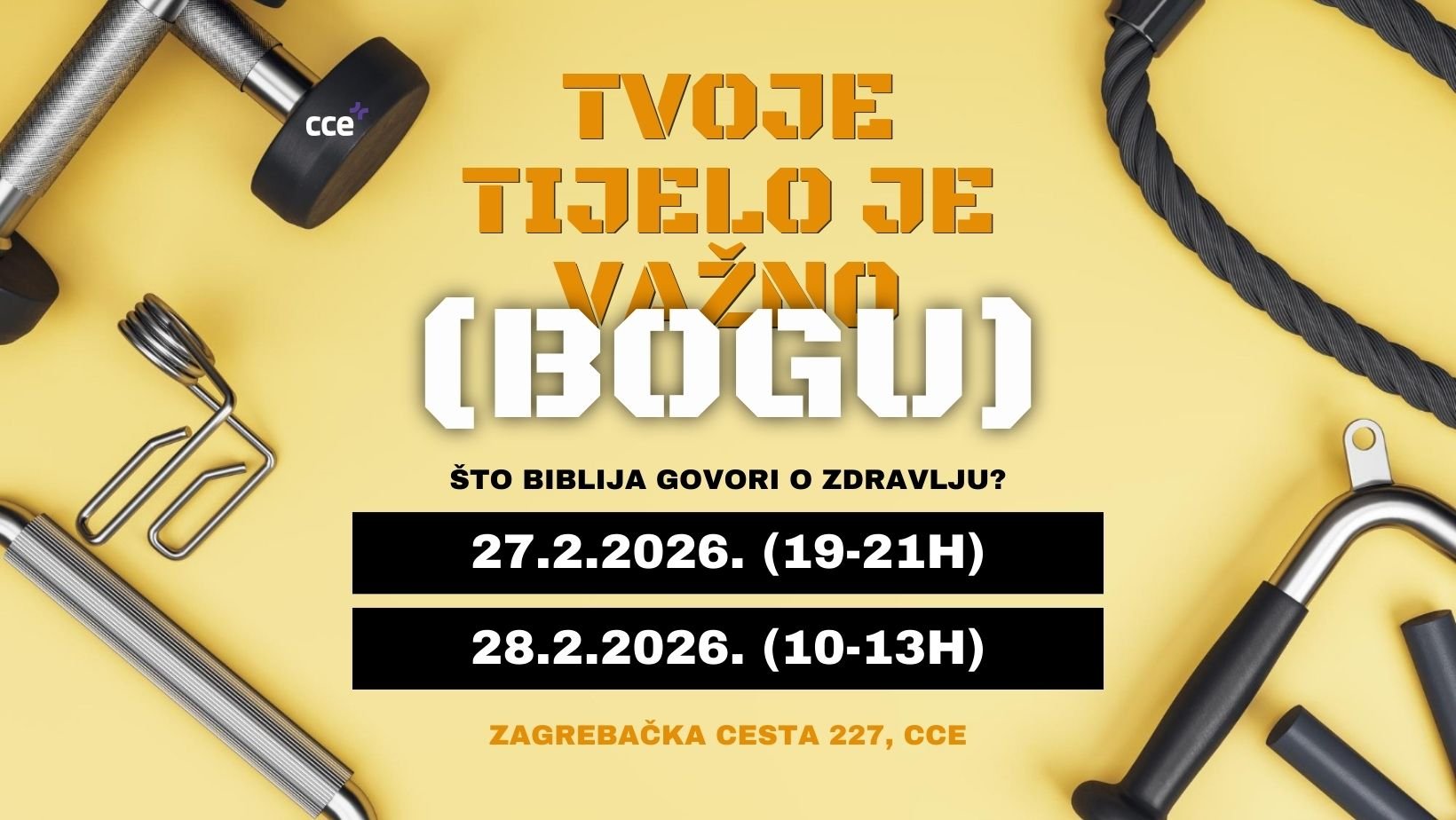 tvoje tijelo je važno Bogu seminar CCE