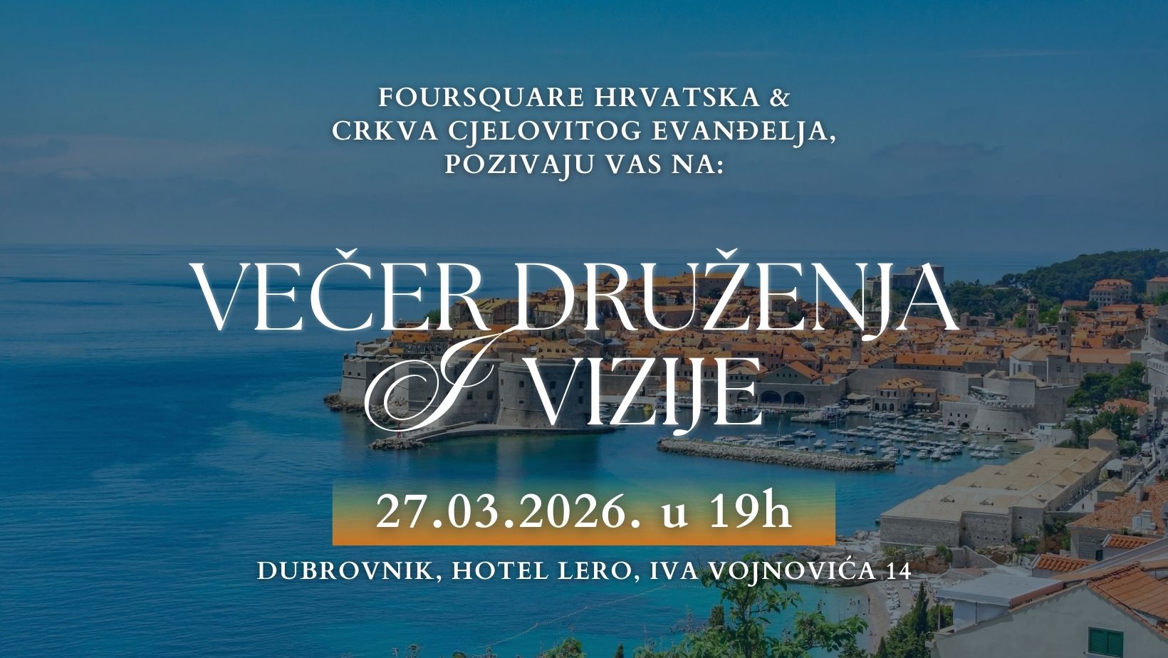večer druženja Dubrovnik