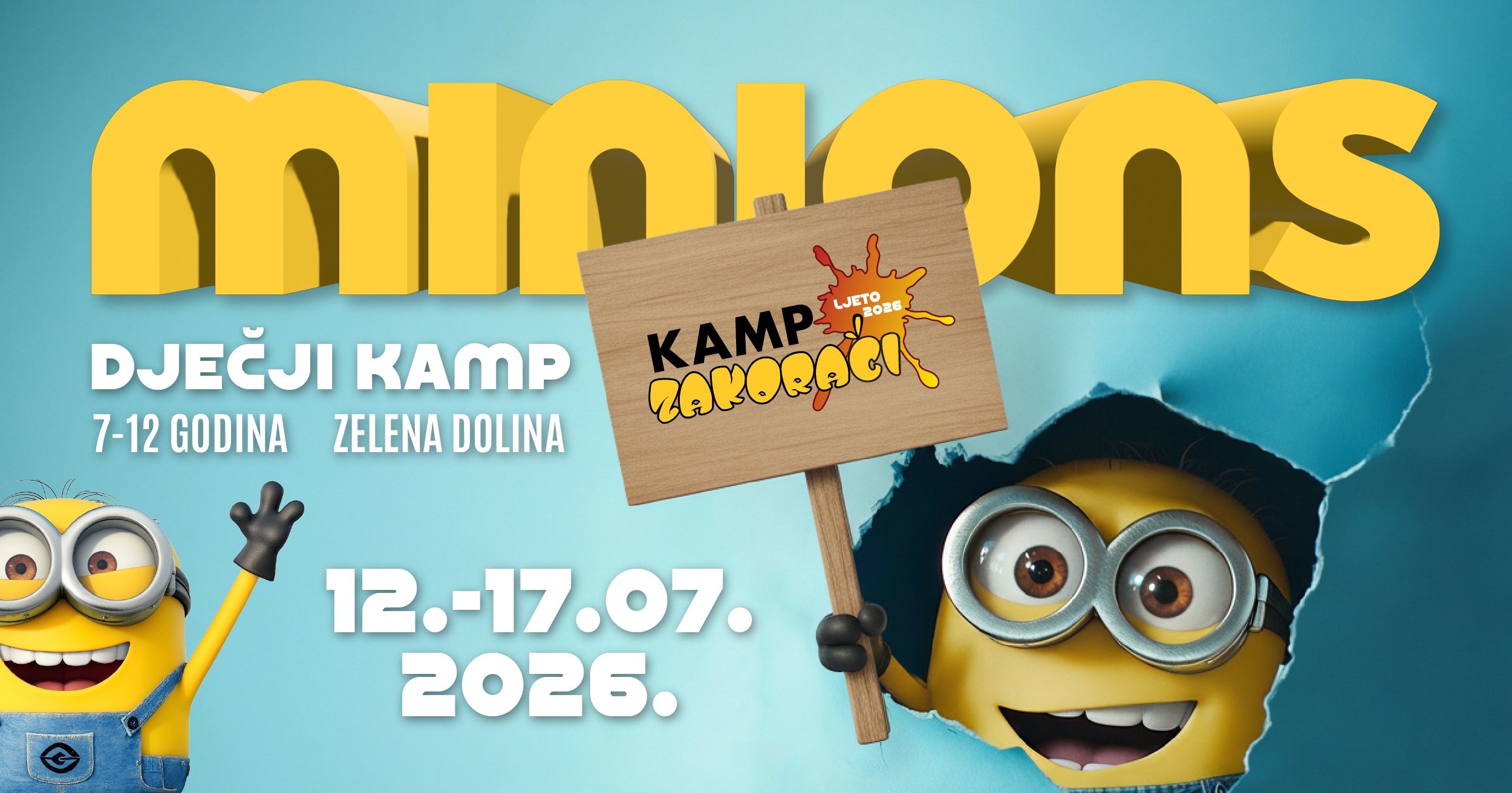 Kamp Zakorači 2026 facebook